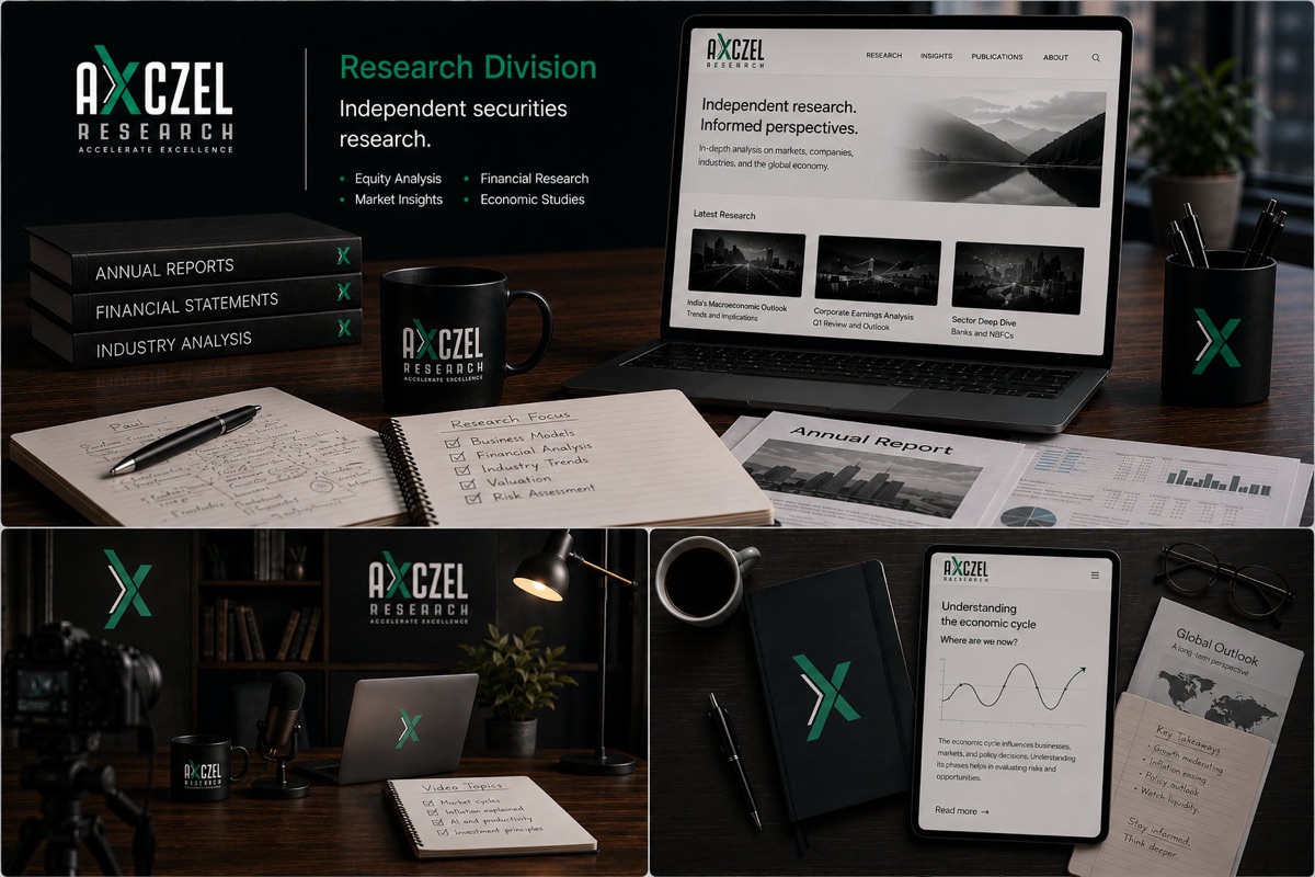 Axczel Research — divisions overview